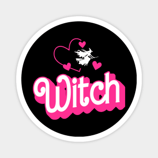 Funny Basic Witch Lazy Costume Girls Women Funny Halloween Magnet